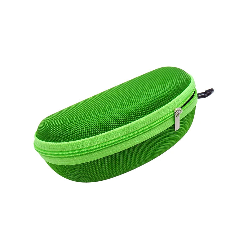 EVA Hard Glasses Case with Carabiner Hook | Colorful Zipper Eyeglasses Case Qst A6