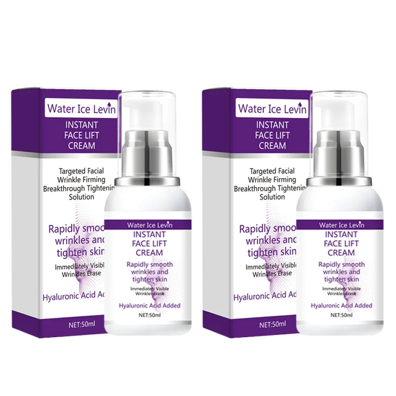 Instant Face Lift Cream – Hyaluronic Acid Firming Solution Face Firming Cream Qme 2pcs