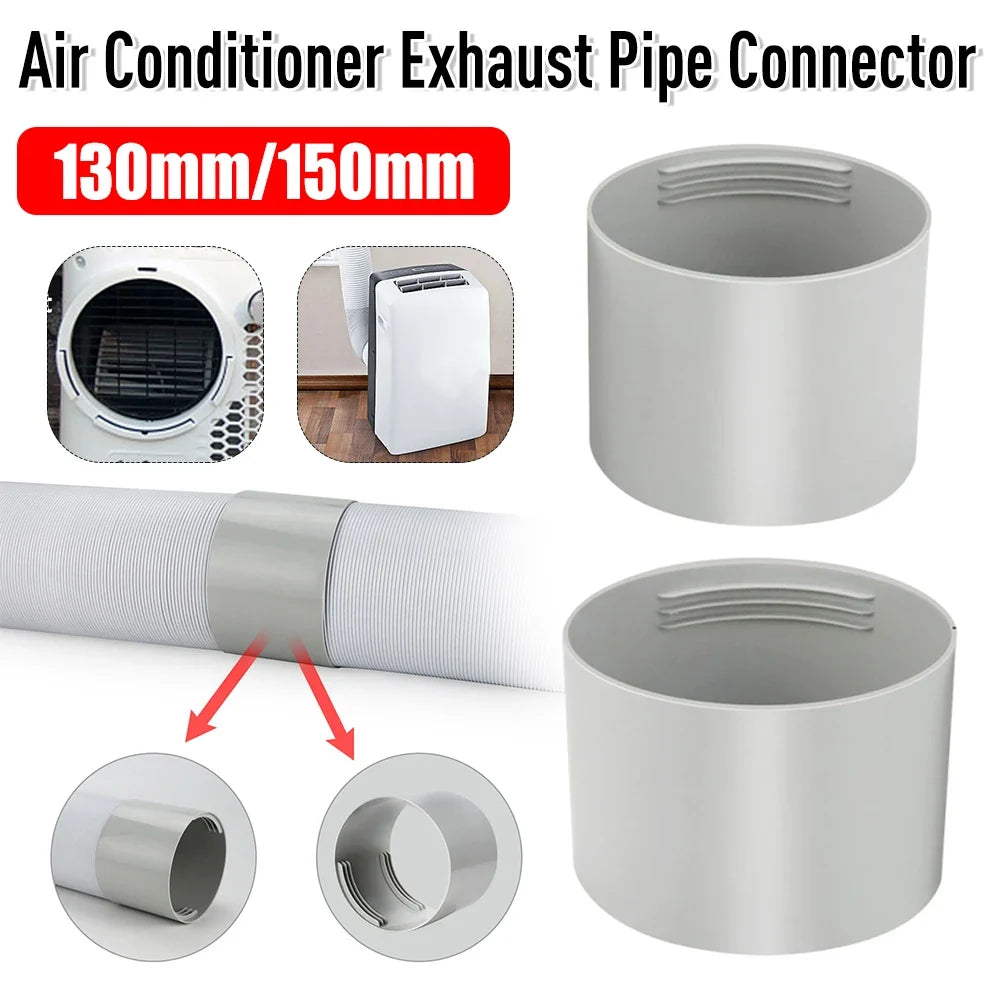 Exhaust Hose Connector 150mm 130mm | Universal ABS Vent Fitting Exhaust Hose Connector Qme