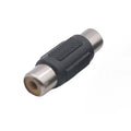 RCA Female Coupler Adapter – Audio Video Cable Jack Converter RCA Cable Adapter Qme 30pcs black