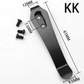 Pocket Knife Back Clip with M2.5 Screws – 15 DIY Styles Knife Clip Accessory Qst B-KK