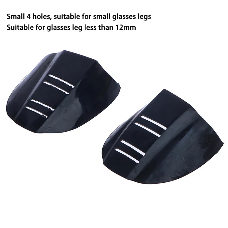 Clear Side Safety Shields for Glasses – Anti-Fog TPU, 2PCS Eyewear Side Shields Qst A