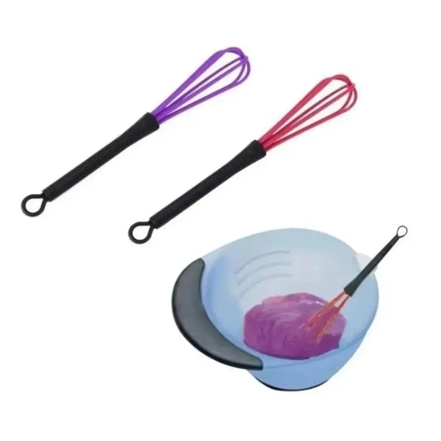 Manual Egg Beater Plastic Whisk Handheld Mixing Tool 5-Pc Set Manual Whisk Set Qme