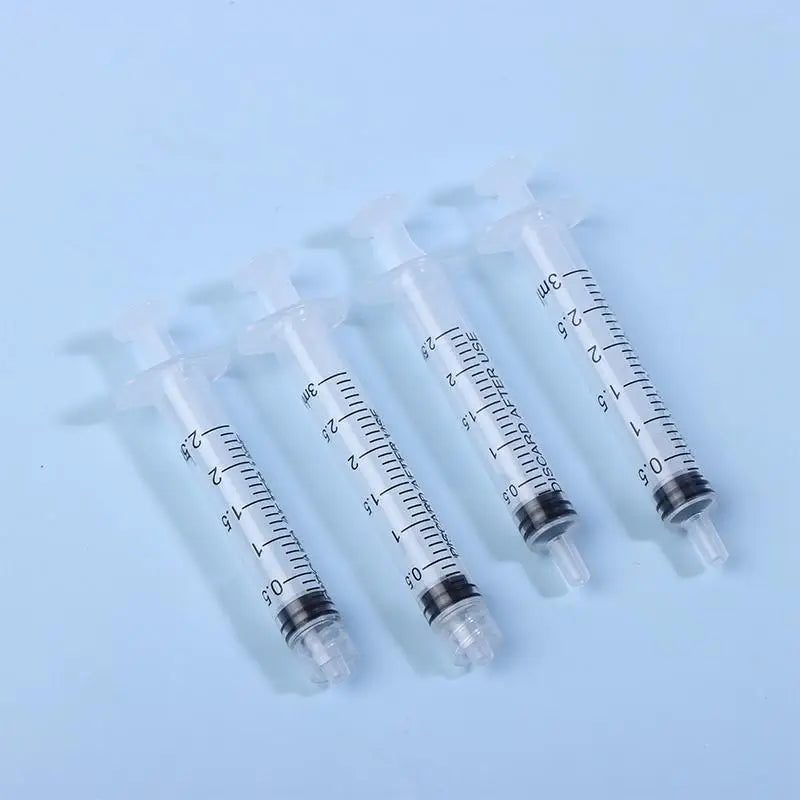 Luer Lock Syringes for Pets & Farm Animals – 2.5ml 20 Pack Pet Dosing Syringes Qme