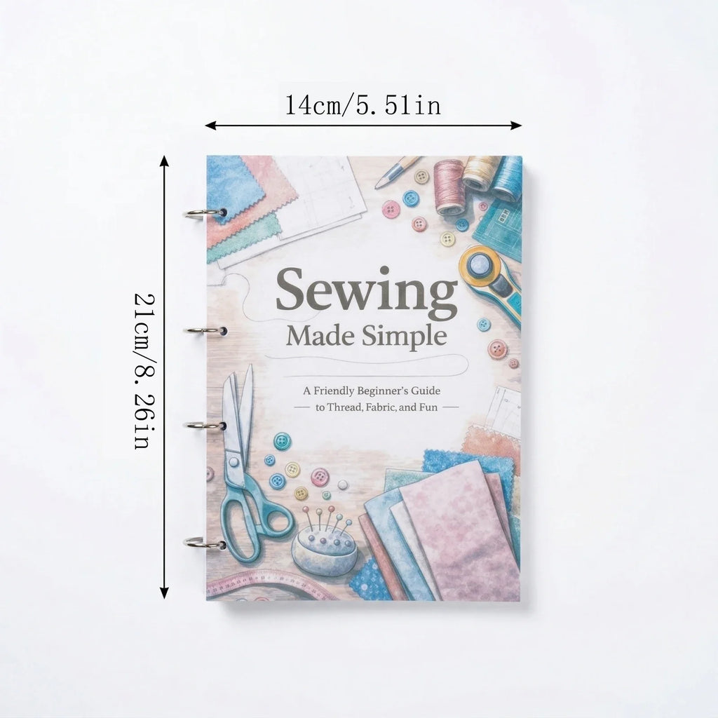Sewing for Beginners Guide Book – Hand Embroidery Stitches Sewing Guide Book Qme