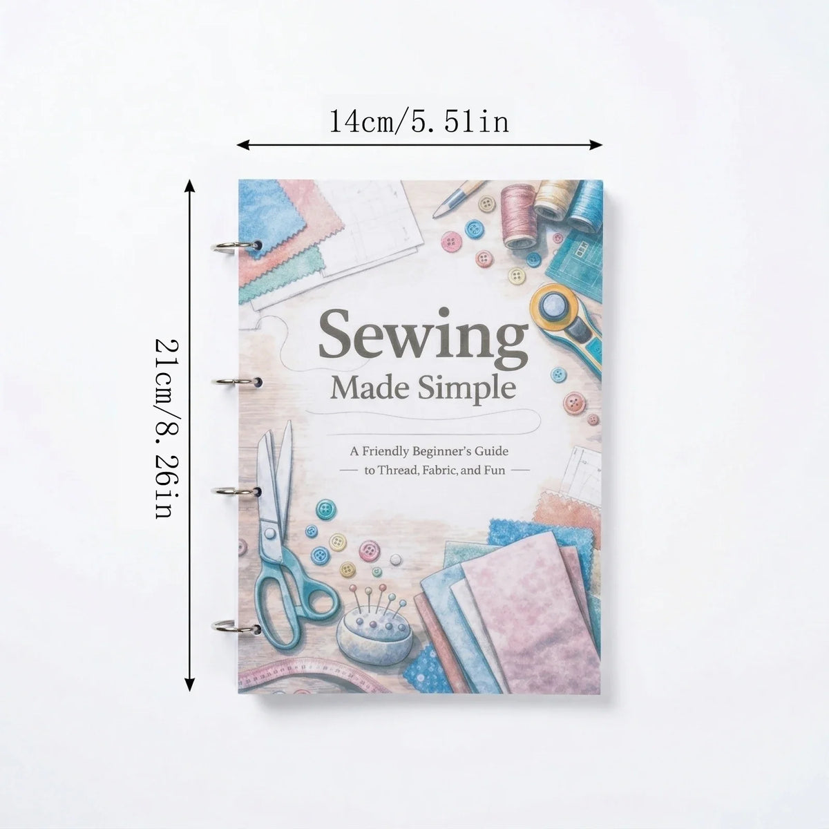 Sewing for Beginners Guide Book – Hand Embroidery Stitches Sewing Guide Book Qme