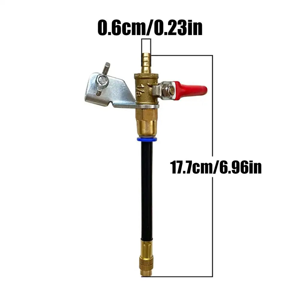 2-Mode Rustproof Water Sprayer Attachment for Angle Grinder Grinder Sprayer Attachment Qme as shown