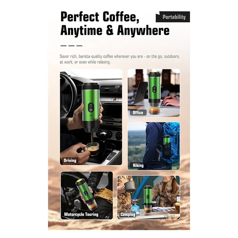 MiLESEEY B15C Portable Capsule Espresso Machine – Digital Display Capsule Espresso Machine Qst