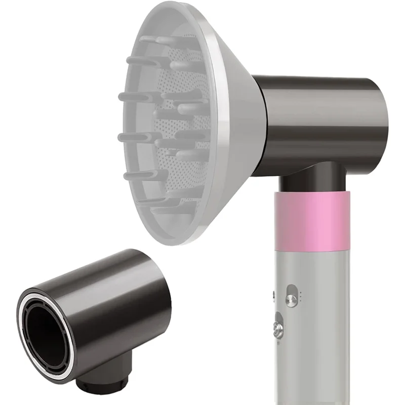 MiLESEEY Diffuser Attachment & Adaptor for Dyson Airwrap Hair Diffuser Attachment Qst Light Grey