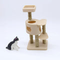 1:12 Dollhouse Miniature Cat Climbing Frame Wood Model Dollhouse Miniature Prop Qme Default Title