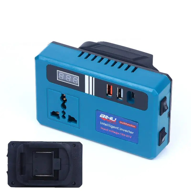 Mini Portable Power Inverter 120W 21V with 3 USB Ports Portable Power Inverter Qme