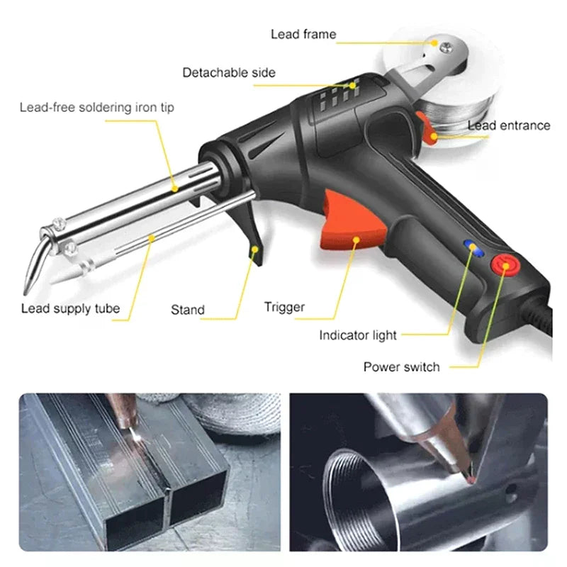Multi-Function Welding Gun & Soldering Iron for Metal Welding Soldering Gun Qme