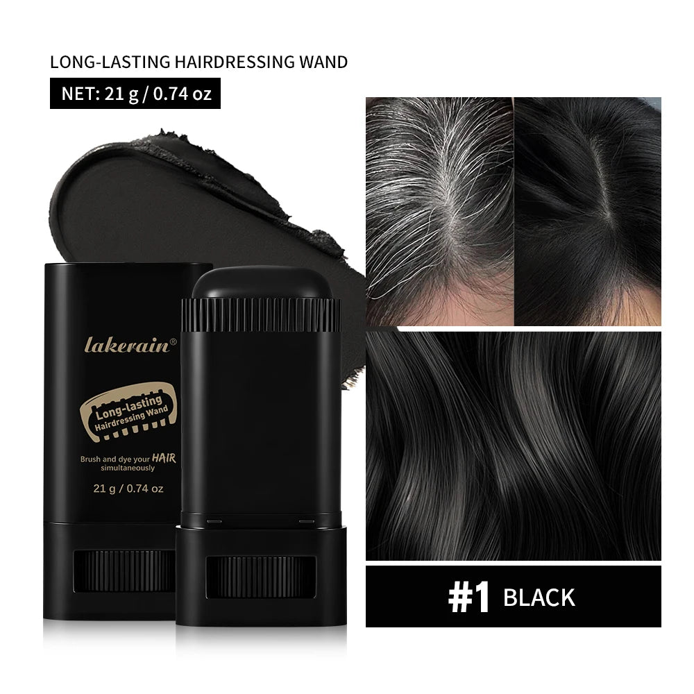 Lakerain Hair Coloring Brush with Built-In Comb – Gray Coverage Hair Coloring Brush Qst 01