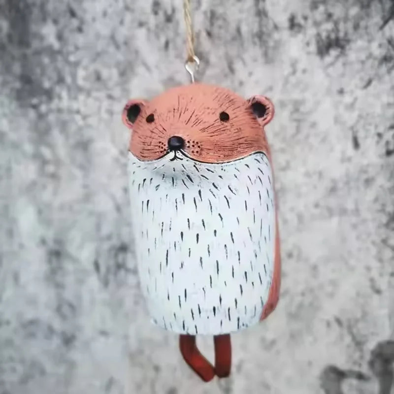 Cute Animal Resin Wind Chime – Garden Décor Wind Bell Gift Decorative Wind Chime Qst