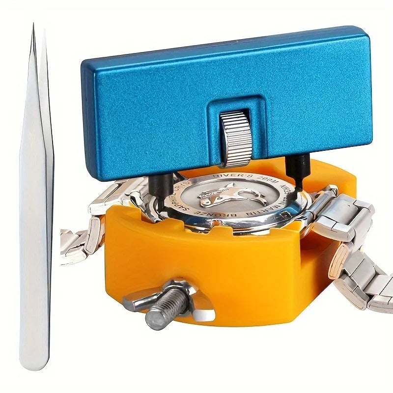 Watch Back Remover Tool – Adjustable Case Opener & Holder Watch Repair Tool Qme