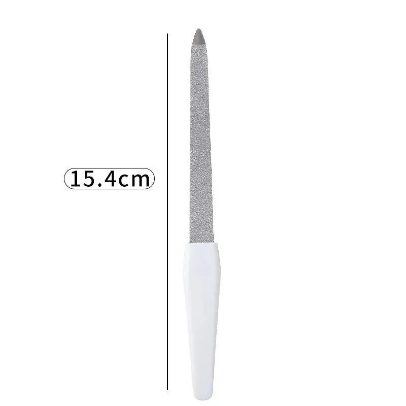 Double Sided Metal Nail File – Professional Nail Art Tool Metal Nail File Qme A3 No plug