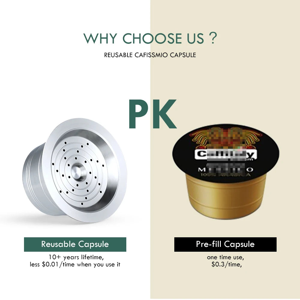 Reusable Stainless Steel Coffee Capsules – Tchibo Cafissimo Reusable Coffee Capsule Qst