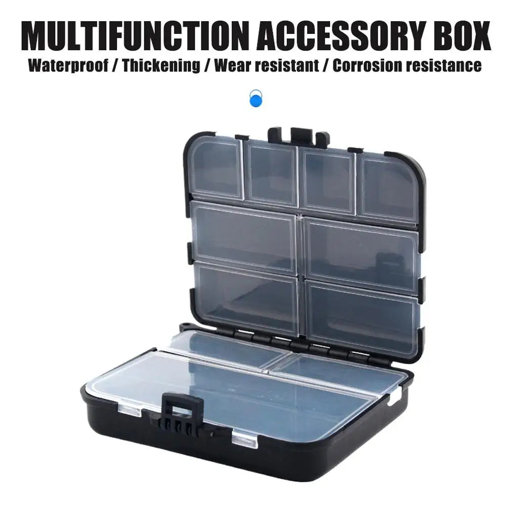 Small Portable Fishing Tackle Box – Hooks, Lures & Bait Storage Fishing Tackle Box Qme