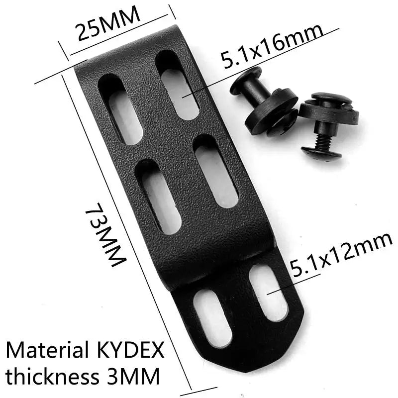 Swayboo C-Clip Kydex Knife Sheath Tactical Belt Waist Clip Knife Sheath Clip Qst