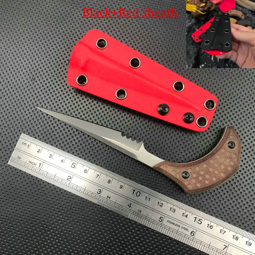 TRSKT Neck Knife 440C Blade G10 Handle + Kydex Sheath Fixed Blade Neck Knife Qst 8 China Mainland