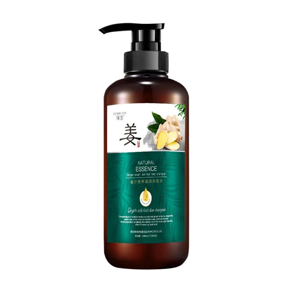 Ginger Hair Growth Shampoo – Natural Oil, Frizz & Damage Repair Hair Growth Shampoo Qst 500ml