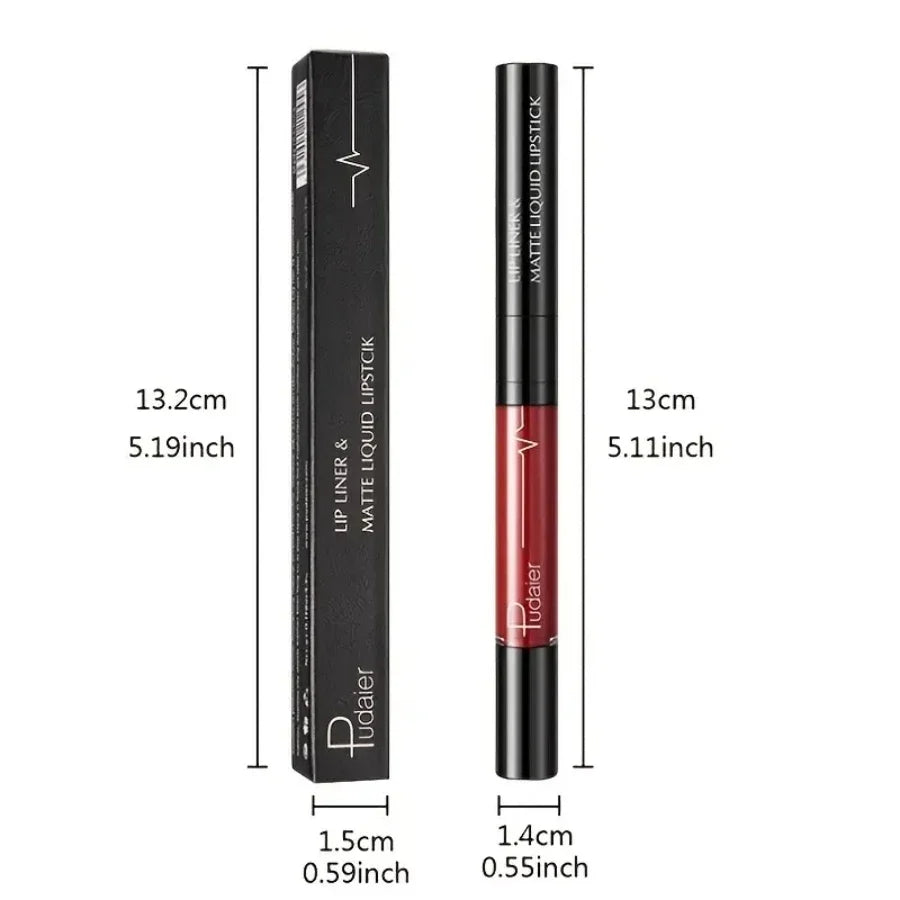 Waterproof Lip Liner – High Pigment, Smooth & Long-Lasting Lip Liner Pencil Qme
