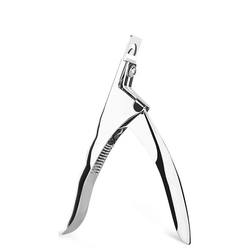 U-Shape French Nail Clippers – False Tip Edge Cutter | Qme Nail Art Clipper Qme Silver