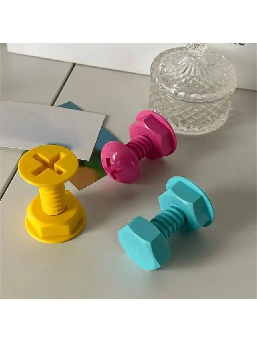 Cute Silicone Screw Hook for Walls & Doors | 3 Colors | Qme Wall & Door Hook Qme