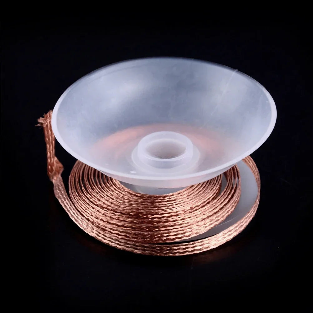 Desoldering Braid Wick – Copper Solder Remover Wire 13 Sizes Desoldering Braid Wick Qme
