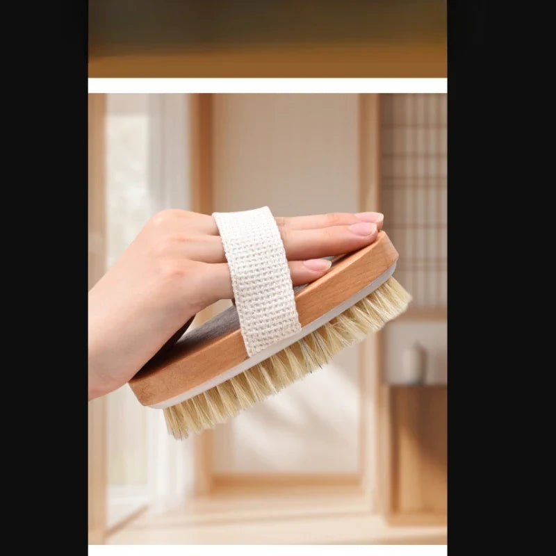 Gentle Care Body Brush – Exfoliating Massager for Smooth Skin Body Exfoliating Brush Qme
