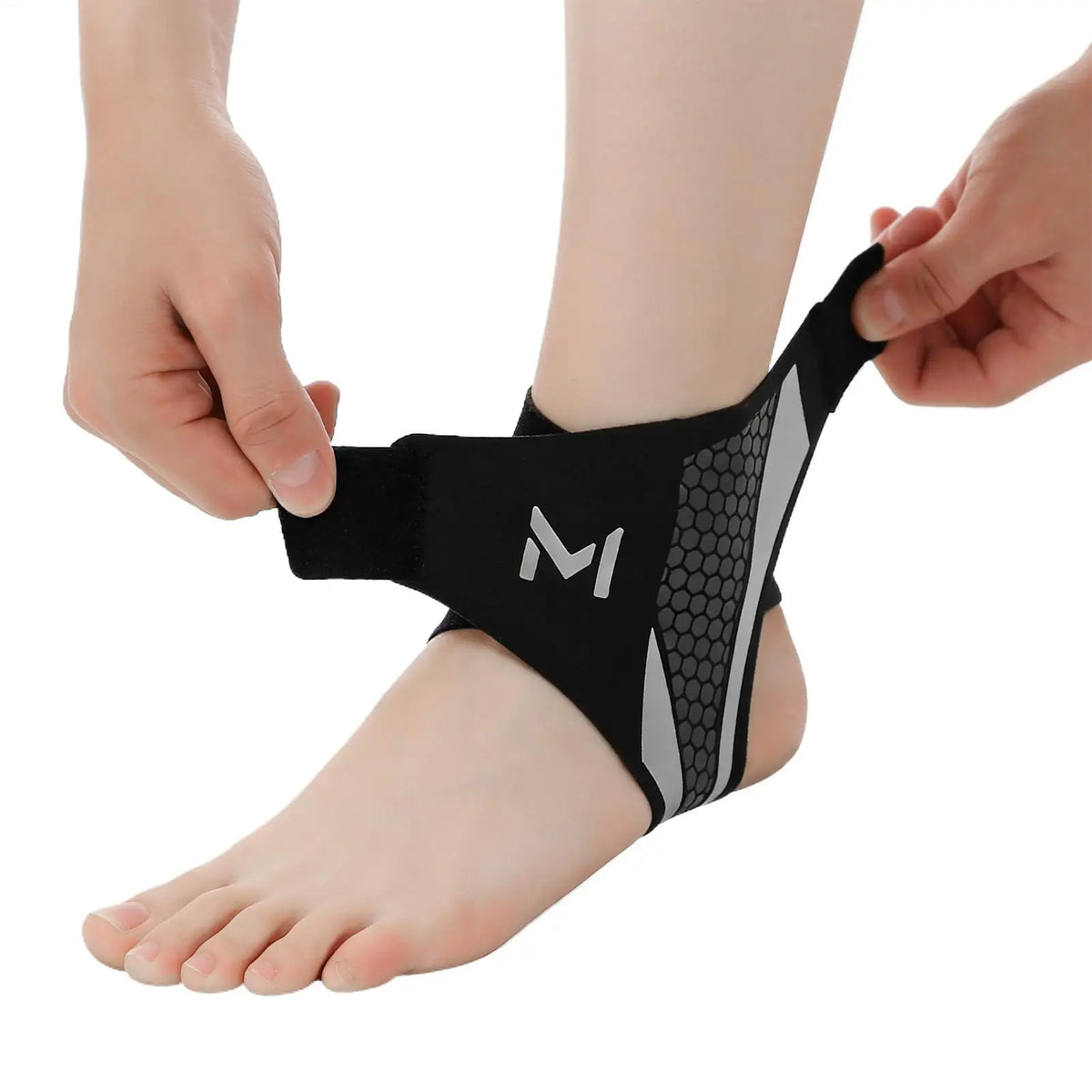 Breathable Ankle Sleeve Brace – Running, Hiking & Exercise Ankle Support Sleeve Qme