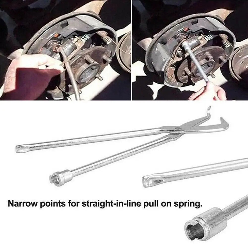 Drum Brake Shoe Return Spring Repair Tool – Vehicle Disassembly Brake Repair Tool Qme