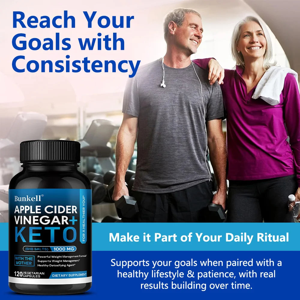 Apple Cider Vinegar Keto Capsules – Metabolism & Digestive Support Dietary Supplement Qst