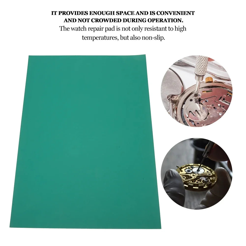 Heat-Resistant Watch Repair Mat | Non-Slip Soldering Work Pad Watchmaker Work Mat Qme