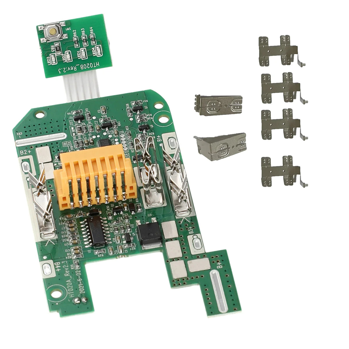 18V Li-ion Battery Power Display & Charging Protection Board Battery Protection Board Qme 1set