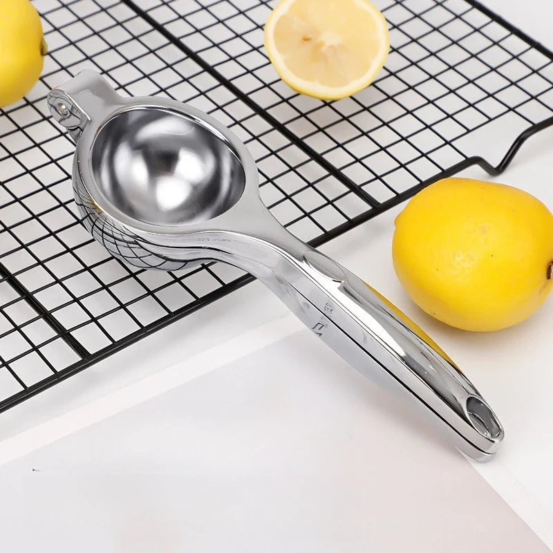 Zinc Alloy Manual Lemon Clip Juicer & Citrus Press Manual Citrus Juicer Qme Clear