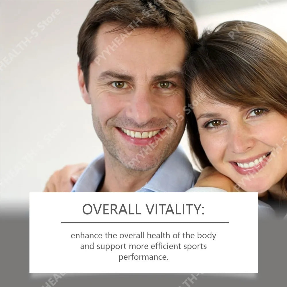 Docteat Men's Herbal Capsules – L-Arginine, Ginseng & Maca 60CT Herbal Wellness Capsules Qst