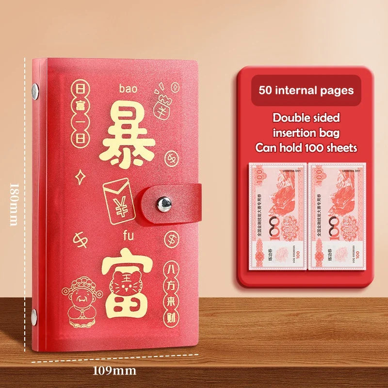 100 Envelopes Money Challenge Savings Binder – Reusable Savings Challenge Binder Qme