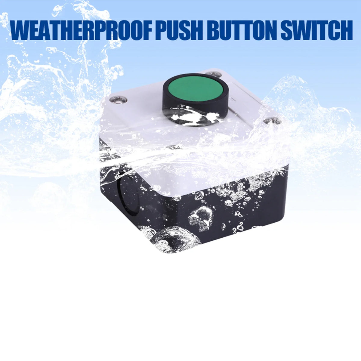 Weatherproof Green Push Button Switch Box for Gate Opener Push Button Switch Qme