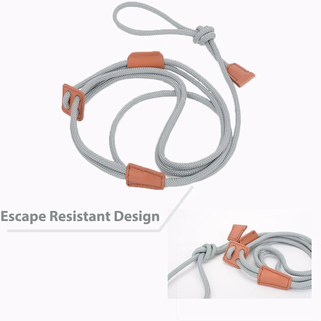 Adjustable Nylon Dog Harness Leash – Integrated Chest Strap Dog Harness Leash Qme