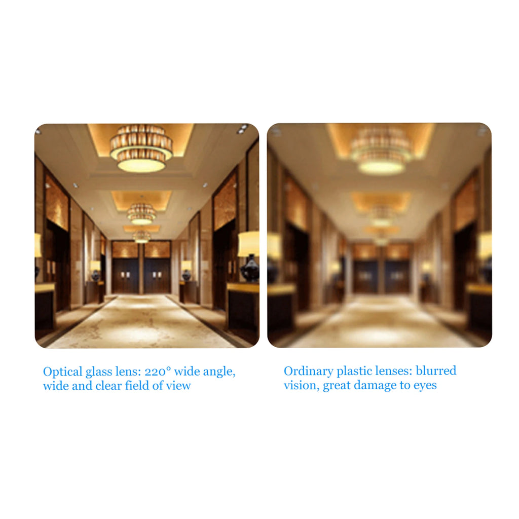 160° Wide Angle Door Viewer with Privacy Cover – Easy Install Door Viewer Qst