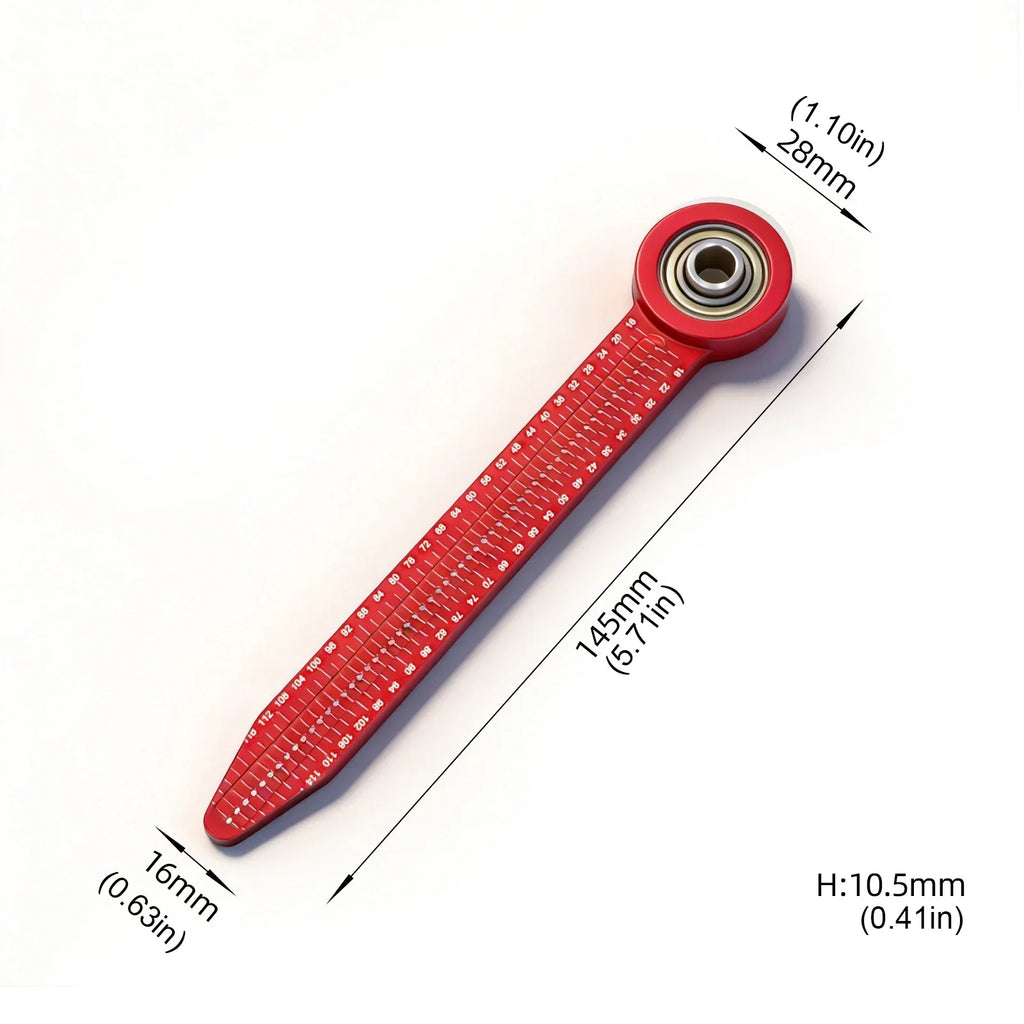 Woodworking Compass Scriber & Circle Maker Ruler – Aluminum Woodworking Compass Scriber Qme