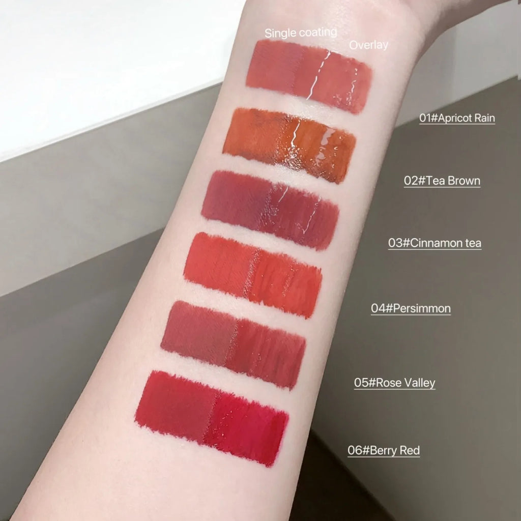 SHAQINUO Double-End Lip Gloss – Mirror Glaze & Matte Velvet Double-End Lip Gloss Qme