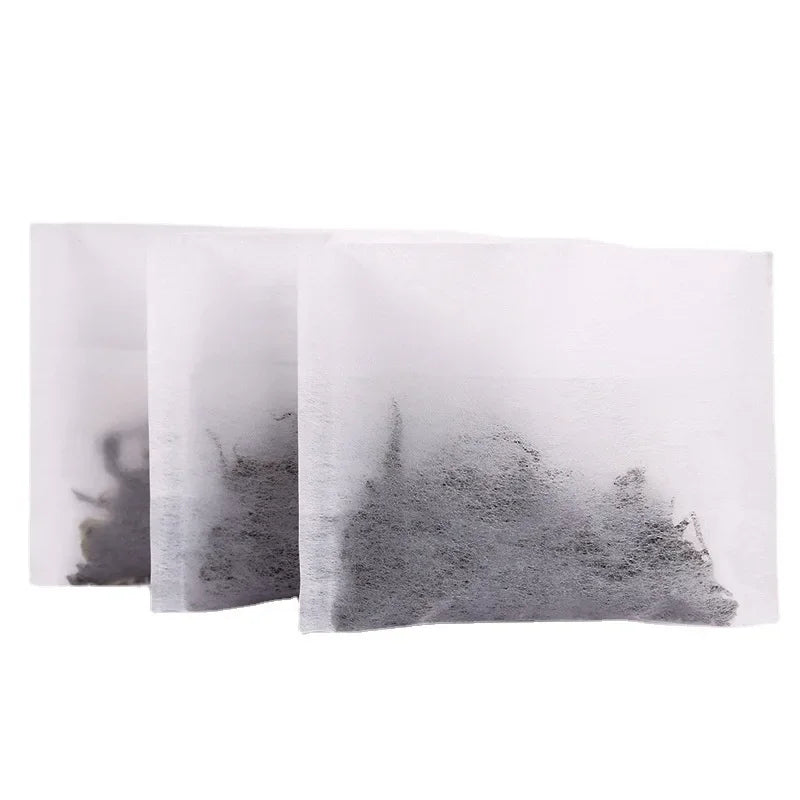 Disposable Empty Tea Bags Flip-Over Seal | Loose Leaf & Herb Tea Filter Bags Qme 7x8cm 500 Pack