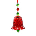 Red Crystal Wind Chime Window Ornament Bell Suncatcher Crystal Wind Chime Qme Red