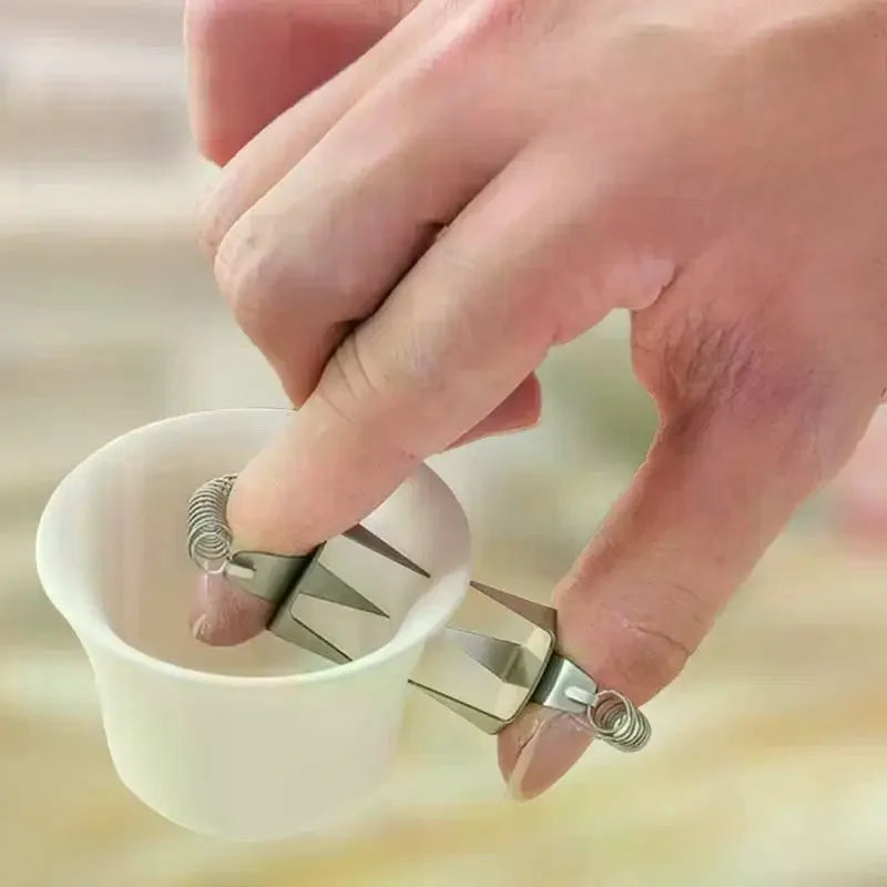 Mini Ceramic Glazing Clip – Stainless Steel Glaze Dipping Tool Pottery Glazing Tool Qst