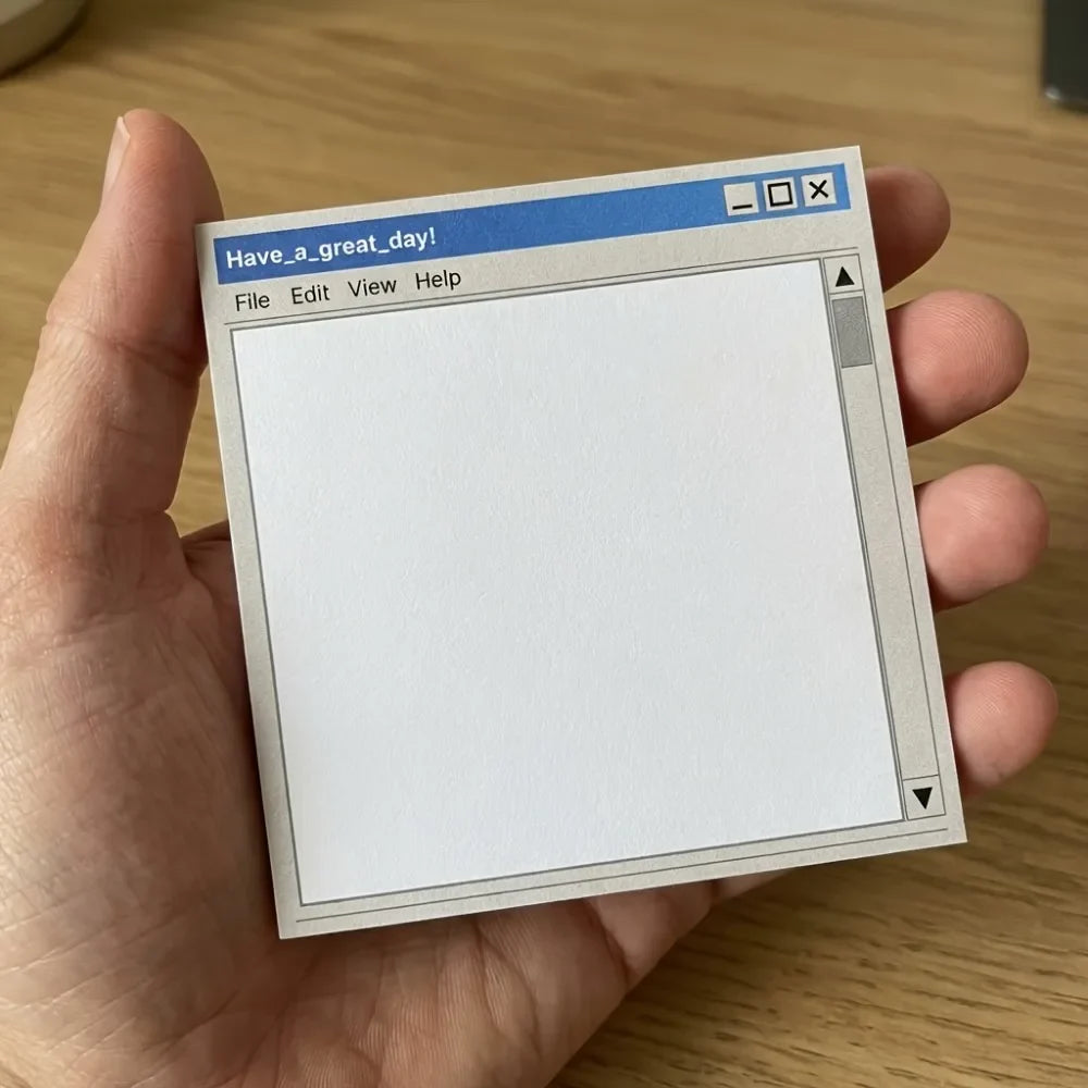 Retro Vintage Sticky Notes 200 Sheets – 7.62cm Memo Pads Vintage Memo Pads Qme