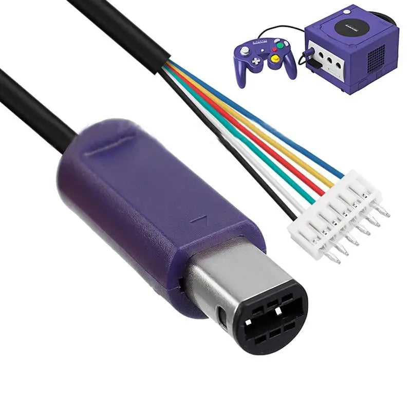 GameCube Controller Extension Cable – NGC Gamepad Wire Controller Extension Cable Qme