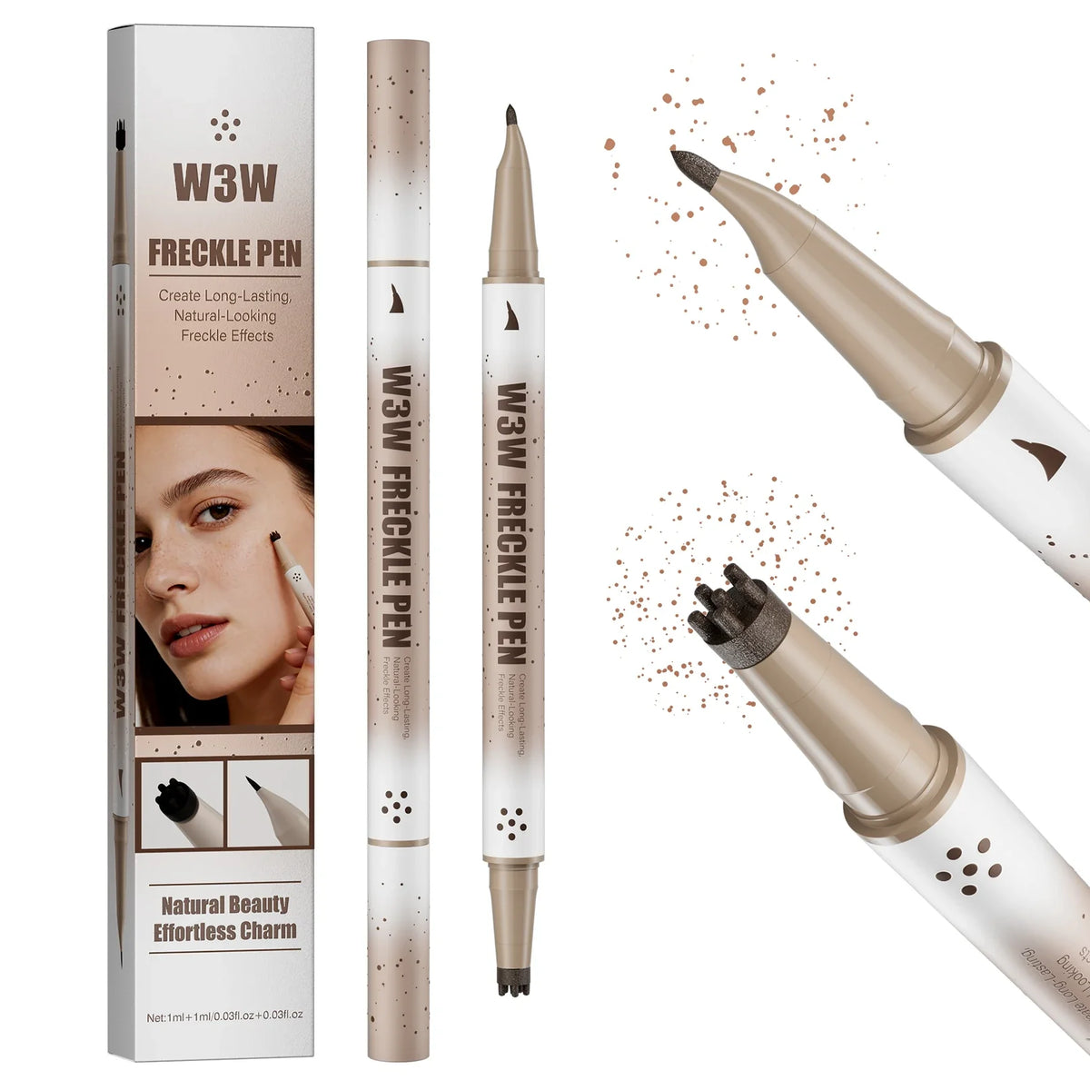 Natural Fake Freckle Pen – Waterproof Realistic Makeup Pen Freckle Makeup Pen Qme