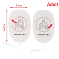 AED Trainer Replacement Pads Adult – First Aid Training Patches AED Training Pads Qme adult